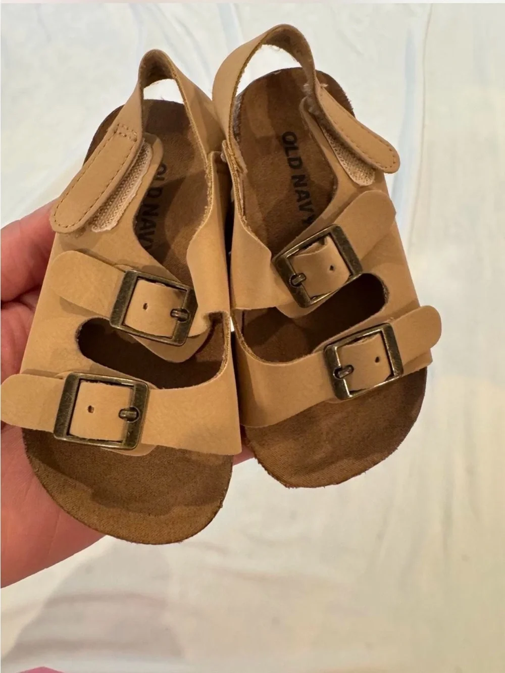 Old Navy Navy Blue Double-Buckle Kids Sandals